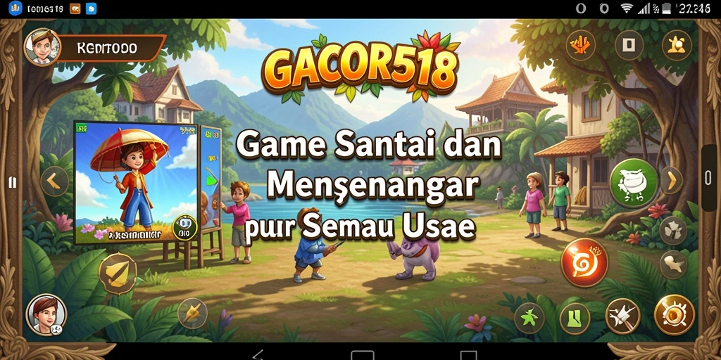 Screenshot gameplay GACOR518 menampilkan keseruan permainan Casual.