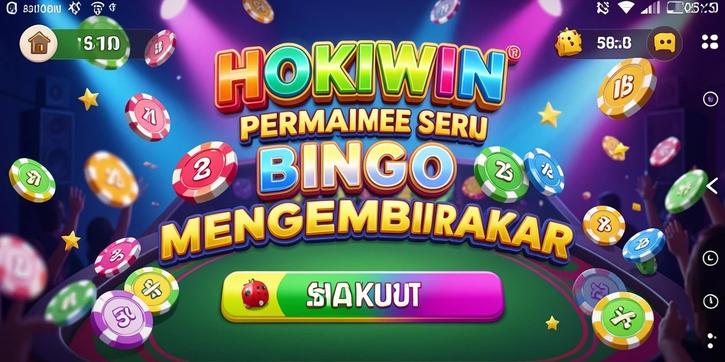 Tampilan gameplay seru HOKIWIN saat angka-angka dipanggil.
