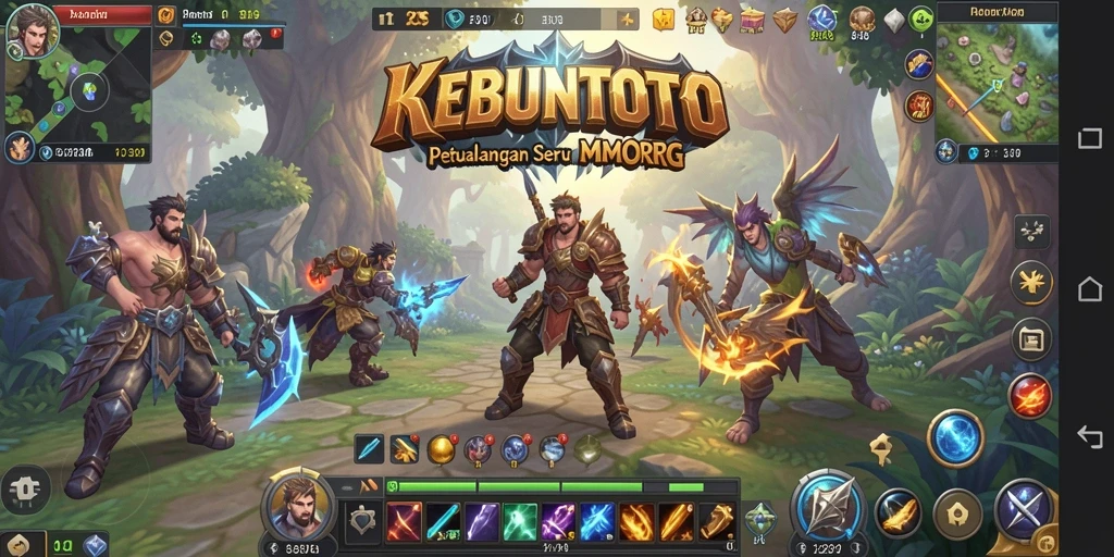 Tampilan gameplay KEBUNTOTO yang penuh aksi dan petualangan.