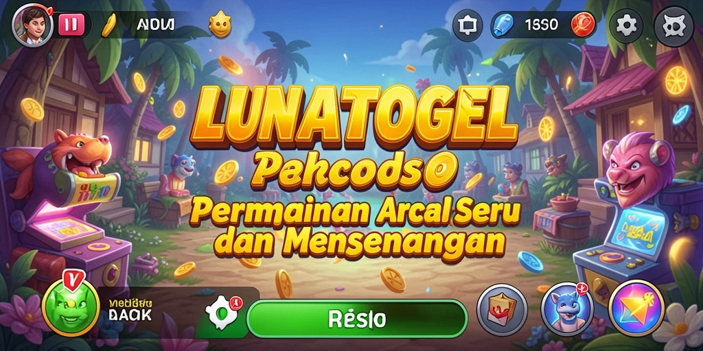 Tampilan gameplay LUNATOGEL yang seru dan penuh warna.