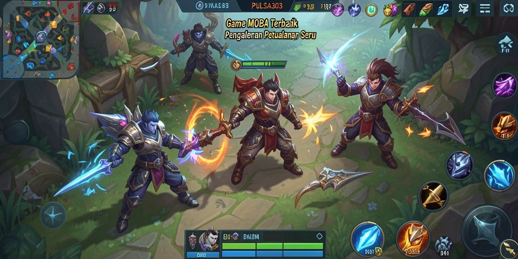 Tampilan gameplay seru dan mendebarkan di PULSA303.
