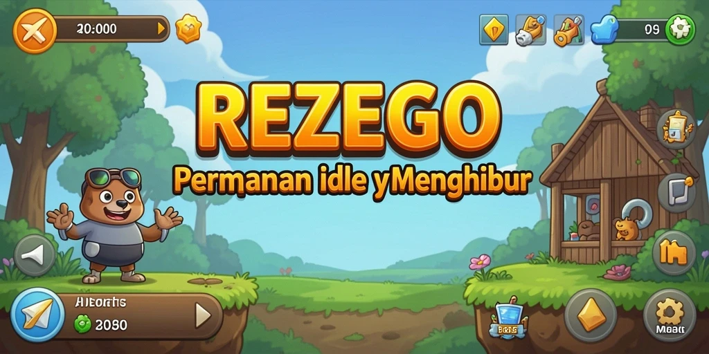 Tampilan gameplay REZEGO yang adiktif dan menarik.